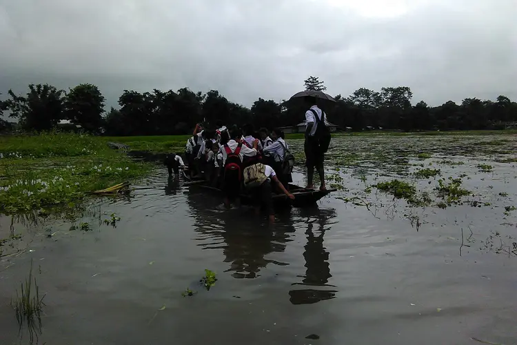 boating during flood